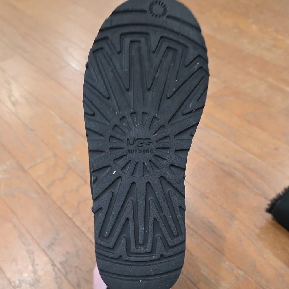 UGG Black Triple Button Winter‎ Boots